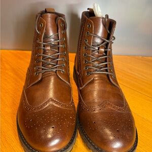 Asos Design wingtip lace up brogue boots Men's 11 New without tags